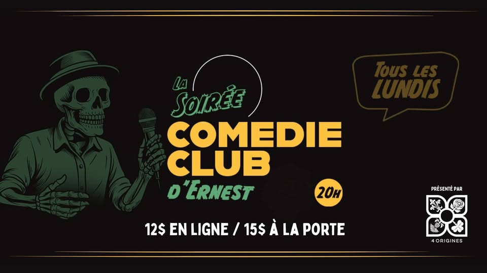 Les lundis - Le Comédie Club d'Ernest
